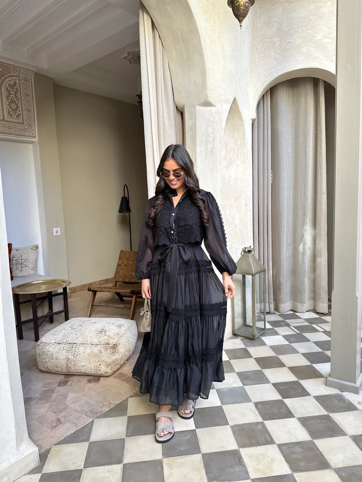 Vestido Lumière – Edição Exclusiva com Renda Bordada