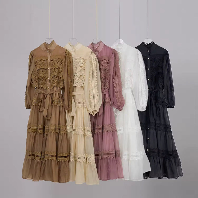 Vestido Vellena – Edição Exclusiva com Renda Bordada