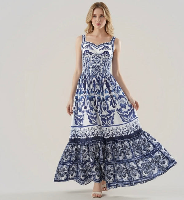 Vestido Estampa Dolce - Elegante