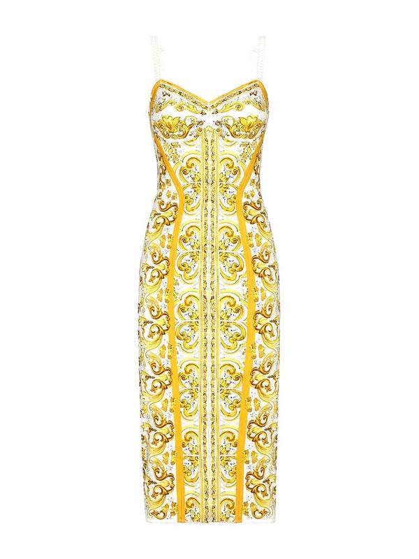 Vestido Estampa DG - luxo novidade