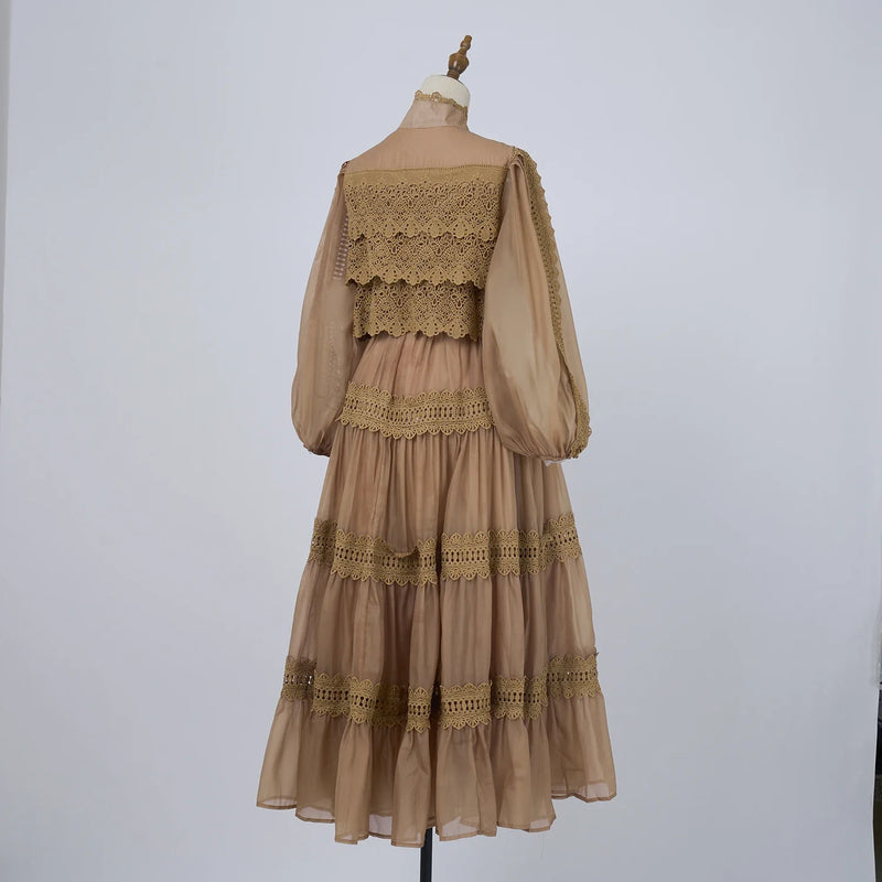 Vestido Vellena – Edição Exclusiva com Renda Bordada