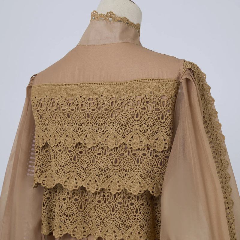 Vestido Vellena – Edição Exclusiva com Renda Bordada