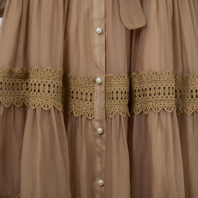 Vestido Vellena – Edição Exclusiva com Renda Bordada